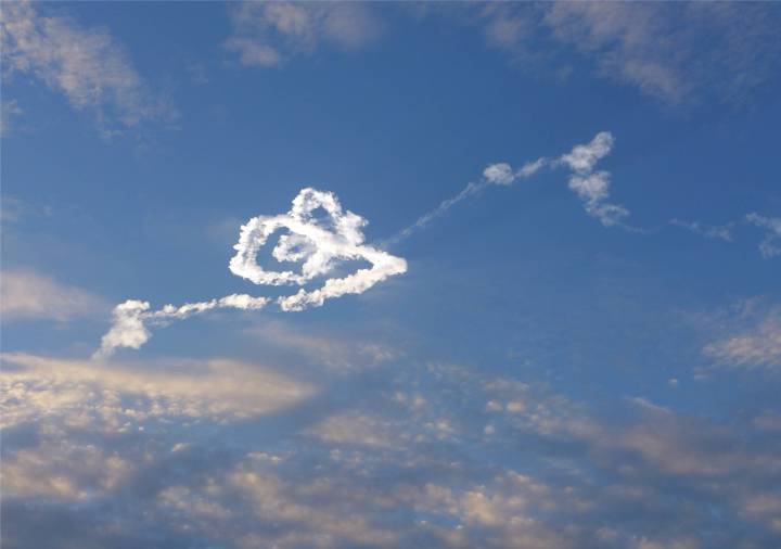 Kourou Raketenstart 5 Wolkenkringel