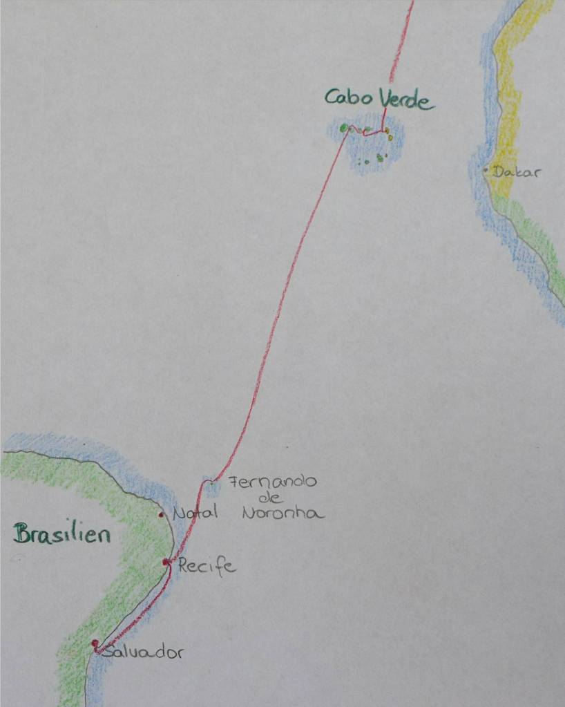 14 Karte Kap Verden bis Salvador