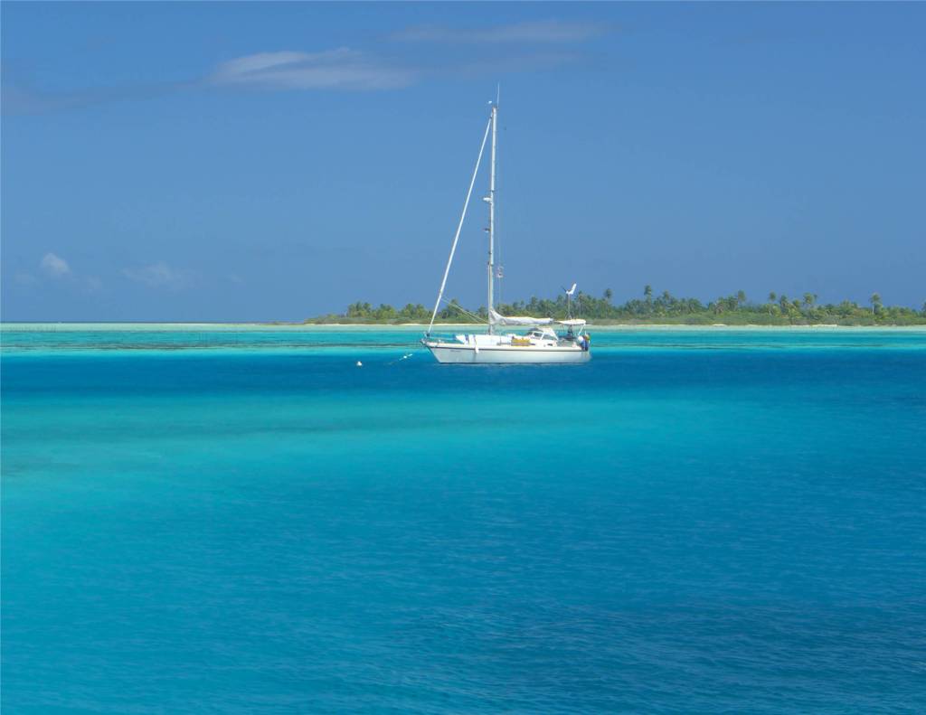 21 Toau blau in seinen schoensten Schattierungen