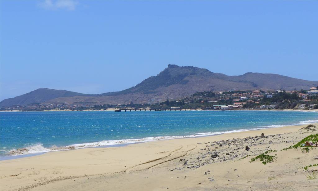 6 Der tolle Strand von Porto Santo